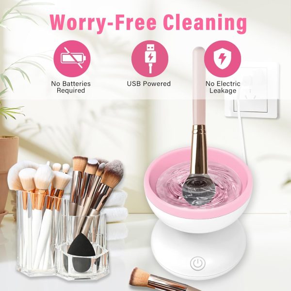 Electric Makeup Brush Cleaner Machine – Quick & Deep Cleaning Tool for Brushes