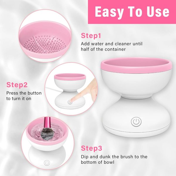 Electric Makeup Brush Cleaner Machine – Quick & Deep Cleaning Tool for Brushes