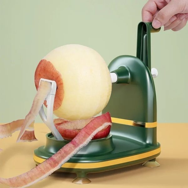 Manual Fruit Peeler – Hand-Operated Rotating Multifunctional Peeling Machine (Random Color)