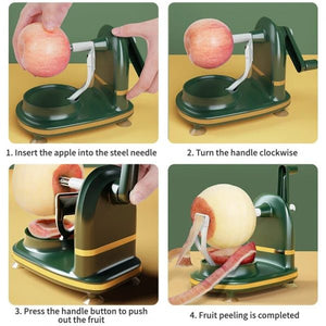 Manual Fruit Peeler – Hand-Operated Rotating Multifunctional Peeling Machine (Random Color)