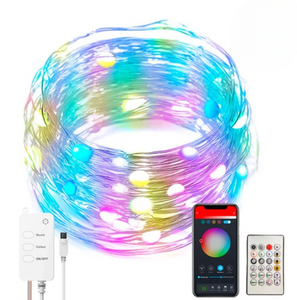 Mega Power Smart RG 33ft Fairy Light – 100 LED String Lights for Decoration