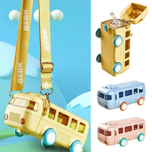 bus shape water bottle

kids school water bottle

500ml water bottle with strap

cartoon water bottle for kids

fun water bottle design

plastic water bottle for school

kids drinking bottle

random color water bottle

lightweight kids bottle

travel water bottle for children