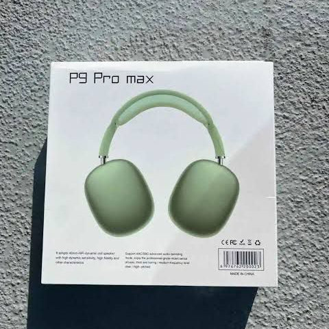 P9 Pro Max Wireless Bluetooth Headphones – Premium Over-Ear Headset for Music, Gaming & Travel (Random Color)