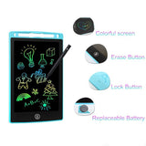 Pack of 2 LCD Writing Tablets for Kids – Reusable Digital Drawing Pads with Erasable Screen (Random Color)
