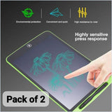 Pack of 2 LCD Writing Tablets for Kids – Reusable Digital Drawing Pads with Erasable Screen (Random Color)