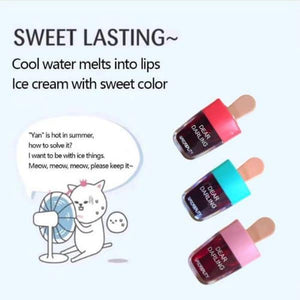 Pack of 6 Dear Darling WardaBeauty Ice Cream Lip & Cheek Tint – Long-Lasting Liquid Tint (Random Colors)