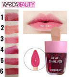 Pack of 6 Dear Darling WardaBeauty Ice Cream Lip & Cheek Tint – Long-Lasting Liquid Tint (Random Colors)