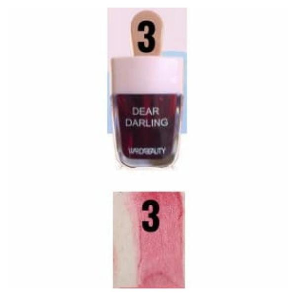Pack of 6 Dear Darling WardaBeauty Ice Cream Lip & Cheek Tint – Long-Lasting Liquid Tint (Random Colors)