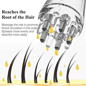 Scalp Root Hair Oil Applicator – Mini Oil Massage Comb for Even Application & Scalp Care