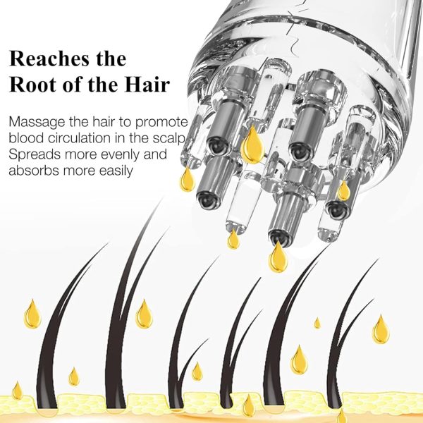 Scalp Root Hair Oil Applicator – Mini Oil Massage Comb for Even Application & Scalp Care