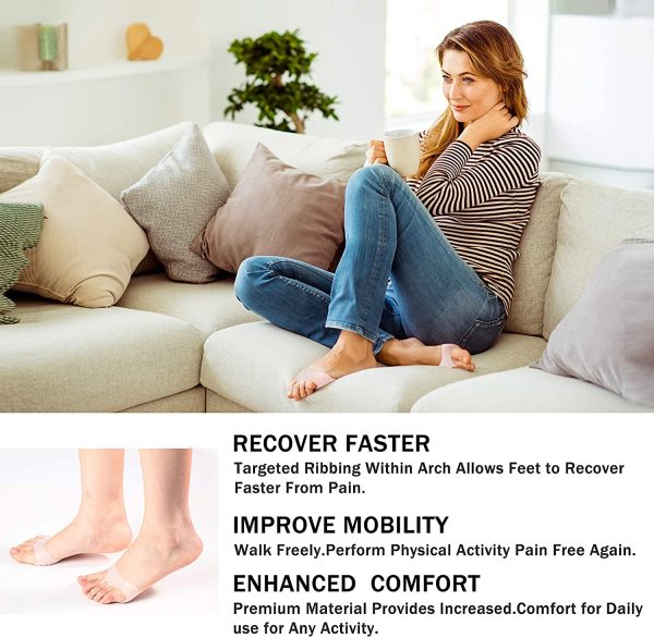 Silicone Gel Half Toe Heel Sleeve