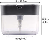 Soap Pump Dispenser with Sponge Holder – Kitchen Sink Liquid Soap Dispenser