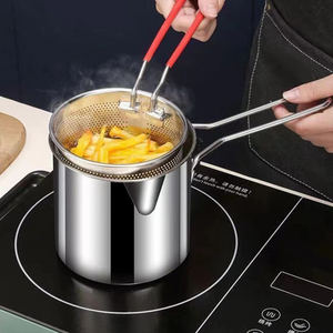 stainless steel deep fryer pot

fryer pot with strainer

oil frying pan

deep fry pan for home

frying pot with basket

kitchen deep fryer

tempura fryer pot

durable stainless fryer

home cooking fry pot

deep frying cookware