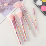 Sweet Beauty 7 Pcs Makeup Brush Set – Complete Brush Kit for Professionals & Beginners (Random Color)