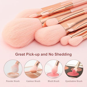 Sweet Beauty 7 Pcs Makeup Brush Set – Complete Brush Kit for Professionals & Beginners (Random Color)