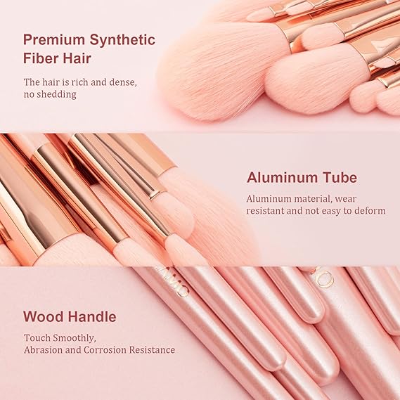 Sweet Beauty 7 Pcs Makeup Brush Set – Complete Brush Kit for Professionals & Beginners (Random Color)