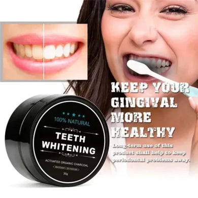 teeth whitening charcoal powder

organic charcoal powder

activated charcoal for teeth

natural teeth whitener

charcoal teeth powder

enamel safe whitening powder

30g charcoal powder

chemical free teeth whitening

natural oral care

teeth stain remover