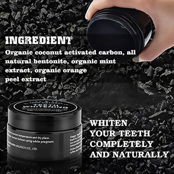 Teeth Whitening Charcoal Powder (Organic) – Natural Activated Charcoal, 30g