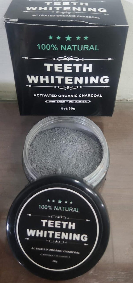 Teeth Whitening Charcoal Powder (Organic) – Natural Activated Charcoal, 30g