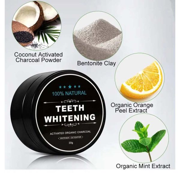 Teeth Whitening Charcoal Powder (Organic) – Natural Activated Charcoal, 30g