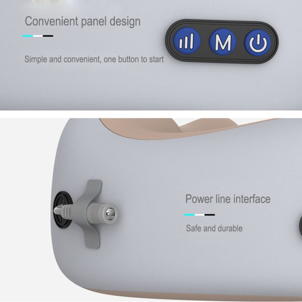 U-Shaped Neck Massager Pillow – USB Rechargeable Portable Cervical & Shoulder Relaxation Cushion