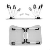 Wooden Foldable Laptop Table – Portable Bed Tray, Study Desk & Drawing Stand (Random Color)