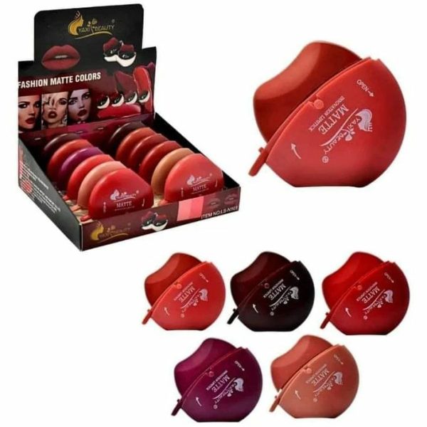 Yaxi Lip Design Solid Lipstick – Lead-Free, Easy Application & Long-Lasting Lazy Lipstick for Girls